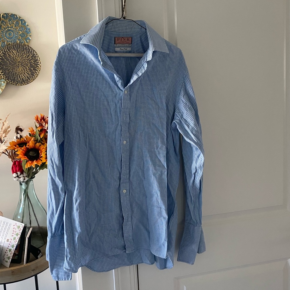 Thomas Pink ‘Finest Twill’ Button Down Shirt